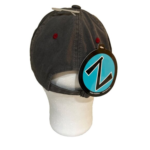 Iowa State Cyclones Gray Red Stitched Zephyr Adjustable Hat New - Picture 4 of 6